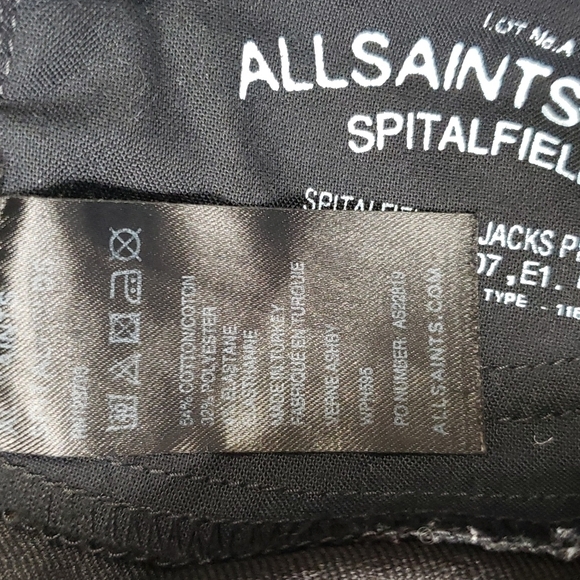 AllSaints Spitalfields Skinny Jeans - Picture 9 of 10
